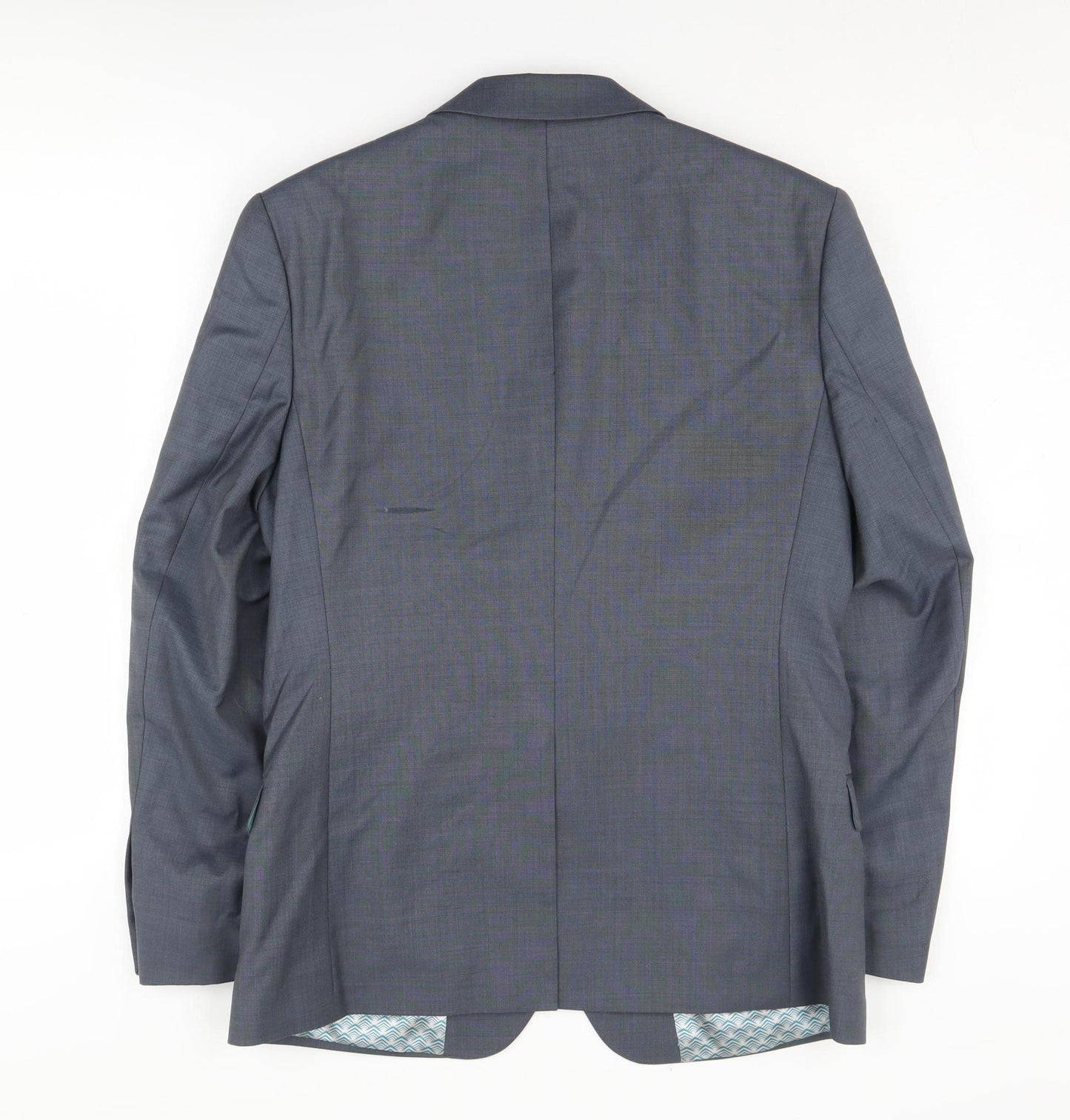 Ted Baker Men's Grey Blazer 38S Single-Breasted Formal