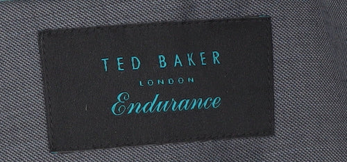 Ted Baker Men's Grey Blazer 38S Single-Breasted Formal