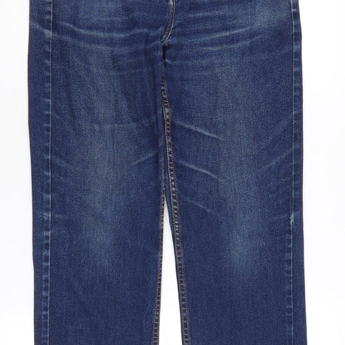 Cotton Traders Women's Blue Straight Denim Jeans Size 14