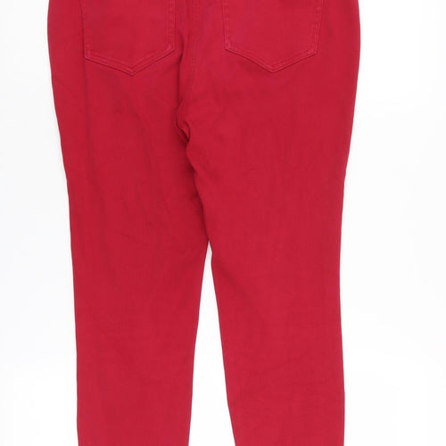 Next Women's Red Cropped Jeans Size 12, Good Condition