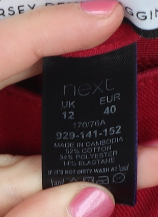 Next Women's Red Cropped Jeans Size 12, Good Condition