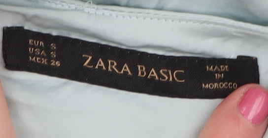 Zara Basic Women's Blue Shift Dress Size 8