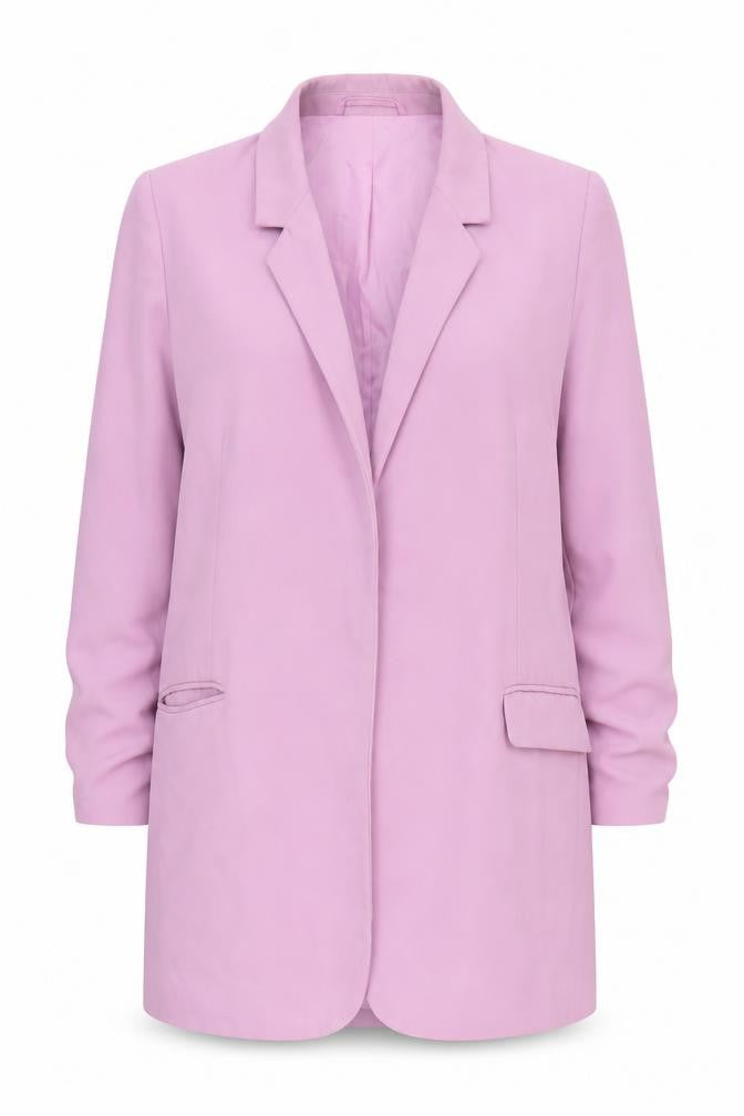 Front view of Marks & Spencer Women's Pink Blazer, size 8