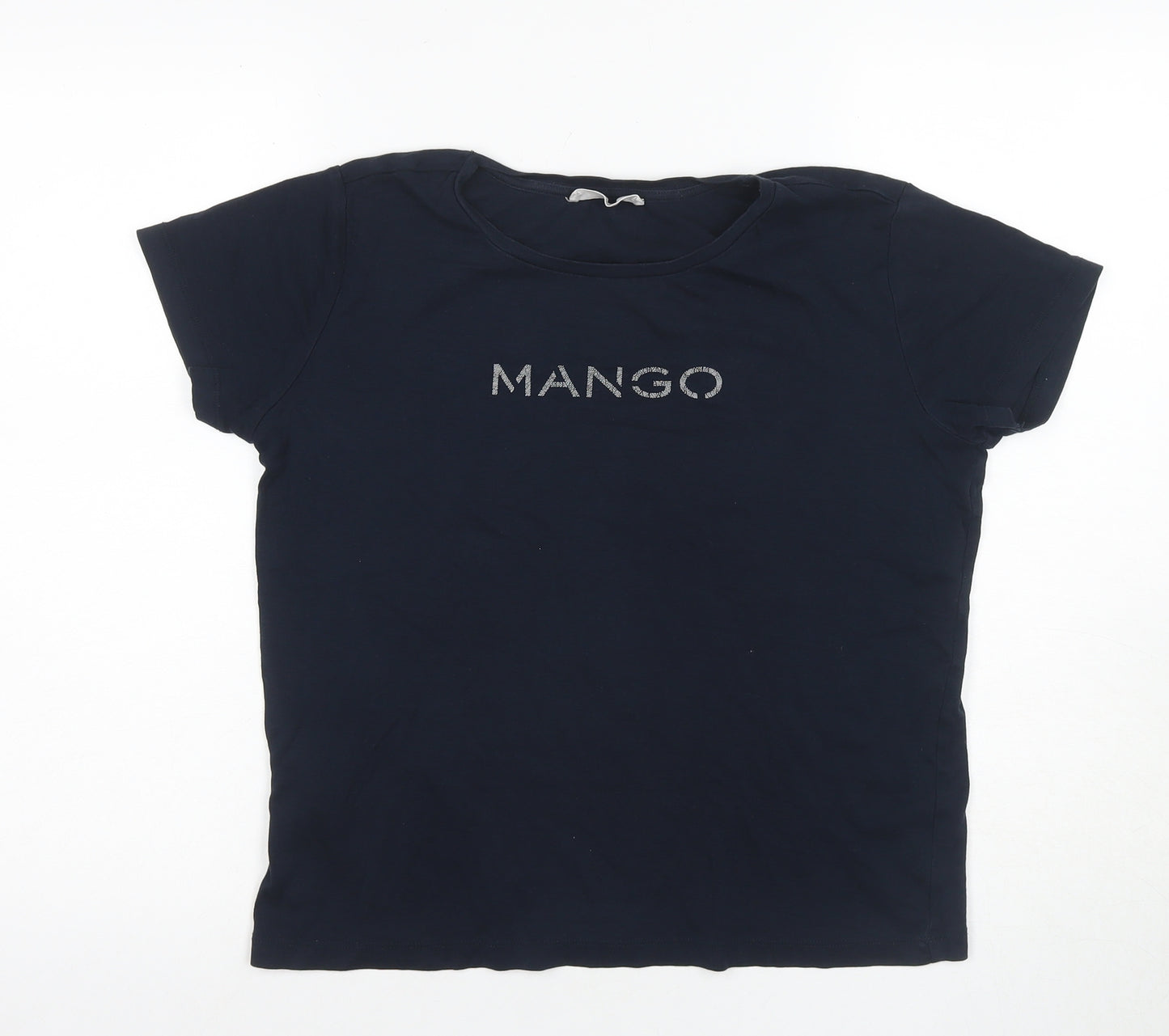 MNG Women’s Black XL Basic Crew Neck T-Shirt