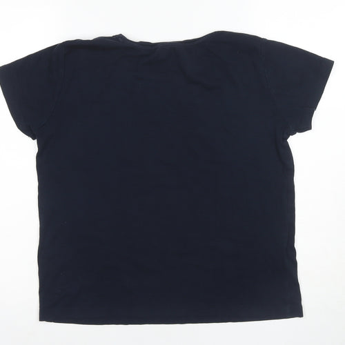 MNG Women’s Black XL Basic Crew Neck T-Shirt