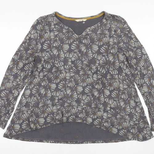 White Stuff Women's Multicoloured Floral Blouse Size 10