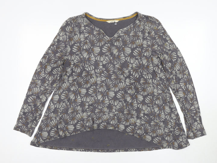 White Stuff Women's Multicoloured Floral Blouse Size 10