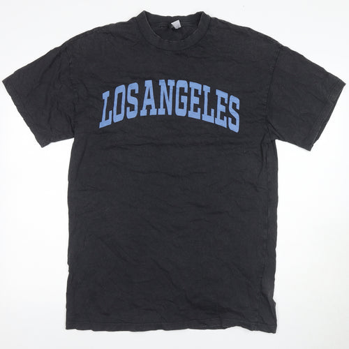 Divided Men's Black XS Los Angeles T-Shirt