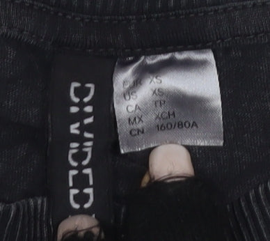 Divided Men's Black XS Los Angeles T-Shirt