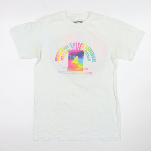 MSFTS REP Men's S Multicolour Trippy Summer T-Shirt