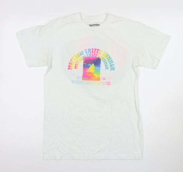 MSFTS REP Men's S Multicolour Trippy Summer T-Shirt