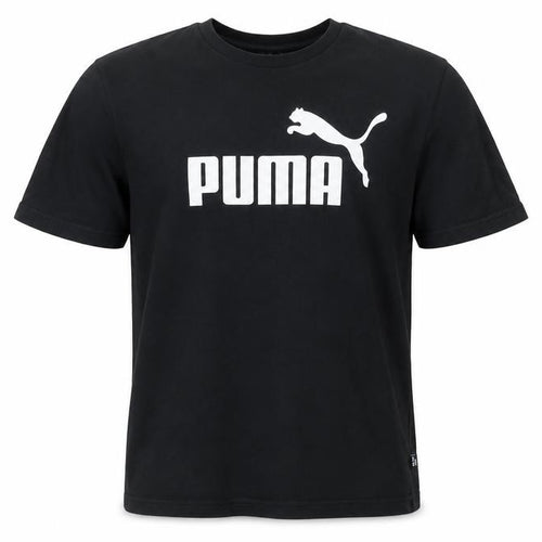 Puma Men's Black M Logo Sports T-Shirt