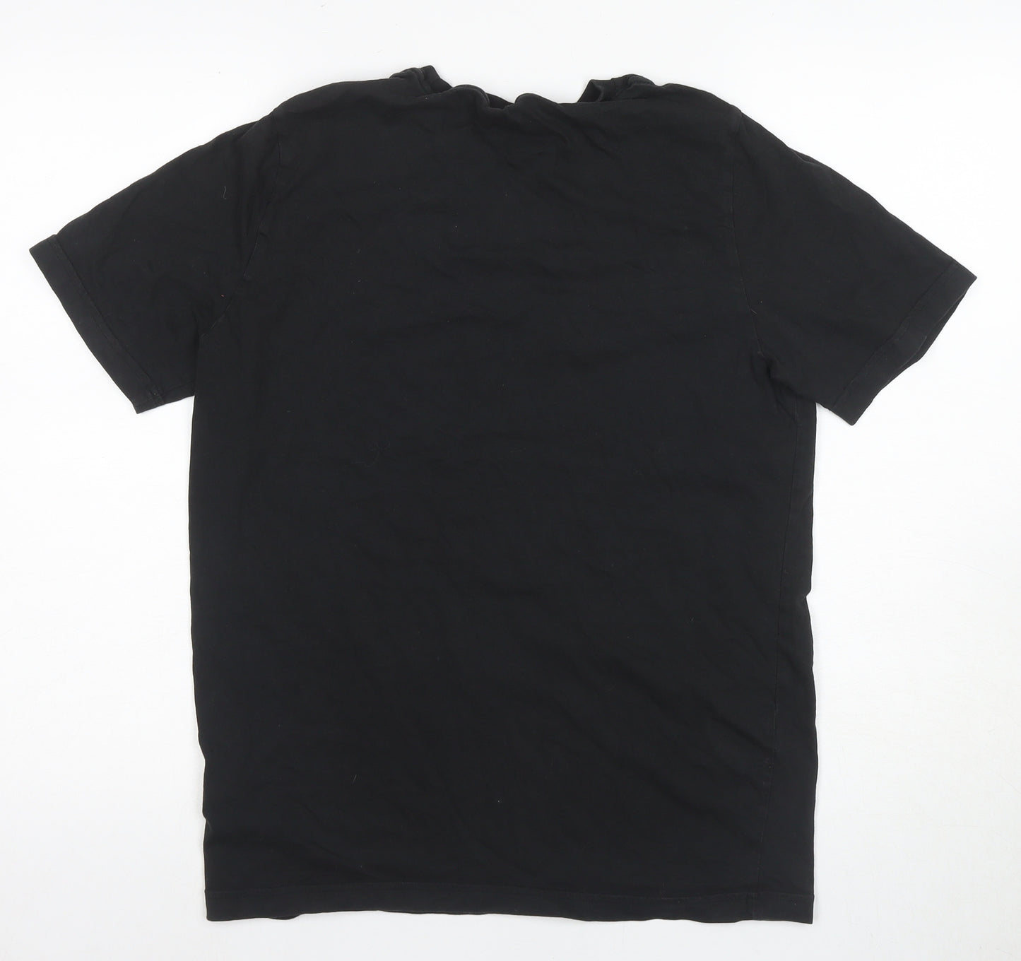 Puma Men's Black M Logo Sports T-Shirt