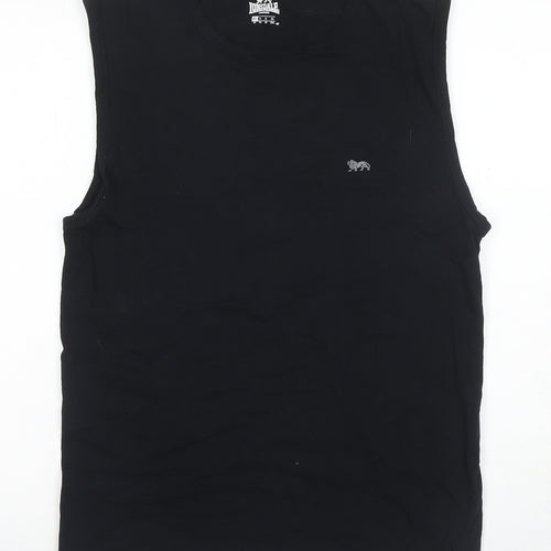 Lonsdale Men's Black Sleeveless T-Shirt XL