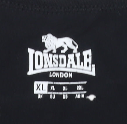 Lonsdale Men's Black Sleeveless T-Shirt XL