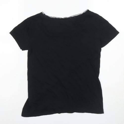 Gap Men's Black XS T-Shirt with Sequin Pocket