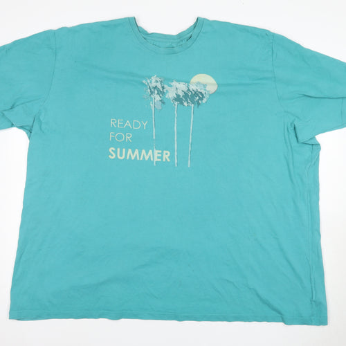Jacamo Men's XL Blue Summer Graphic T-Shirt