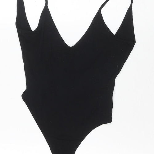 Collusion Women's Black Bodysuit Size 10, Stretch Fabric