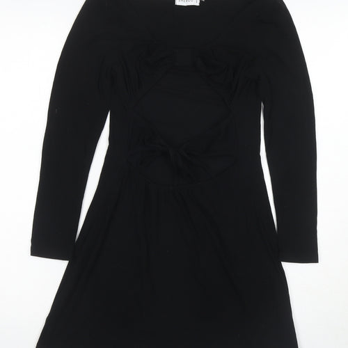 Shekou Women's Black Bodycon Dress - Small Size