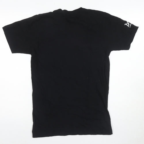 American Apparel Men's Black Rainbow Graphic T-Shirt Size S