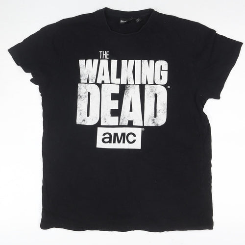 The Walking Dead Men's Black Medium Graphic T-Shirt