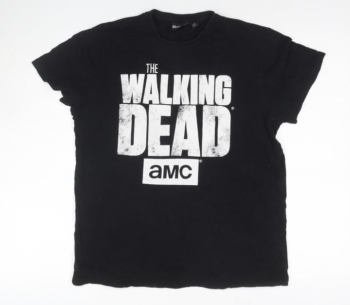 The Walking Dead Men's Black Medium Graphic T-Shirt