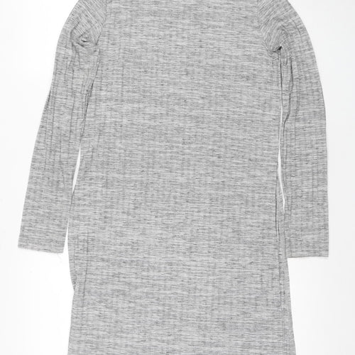 Bershka Women's Grey Sheath Midi Dress Size 12