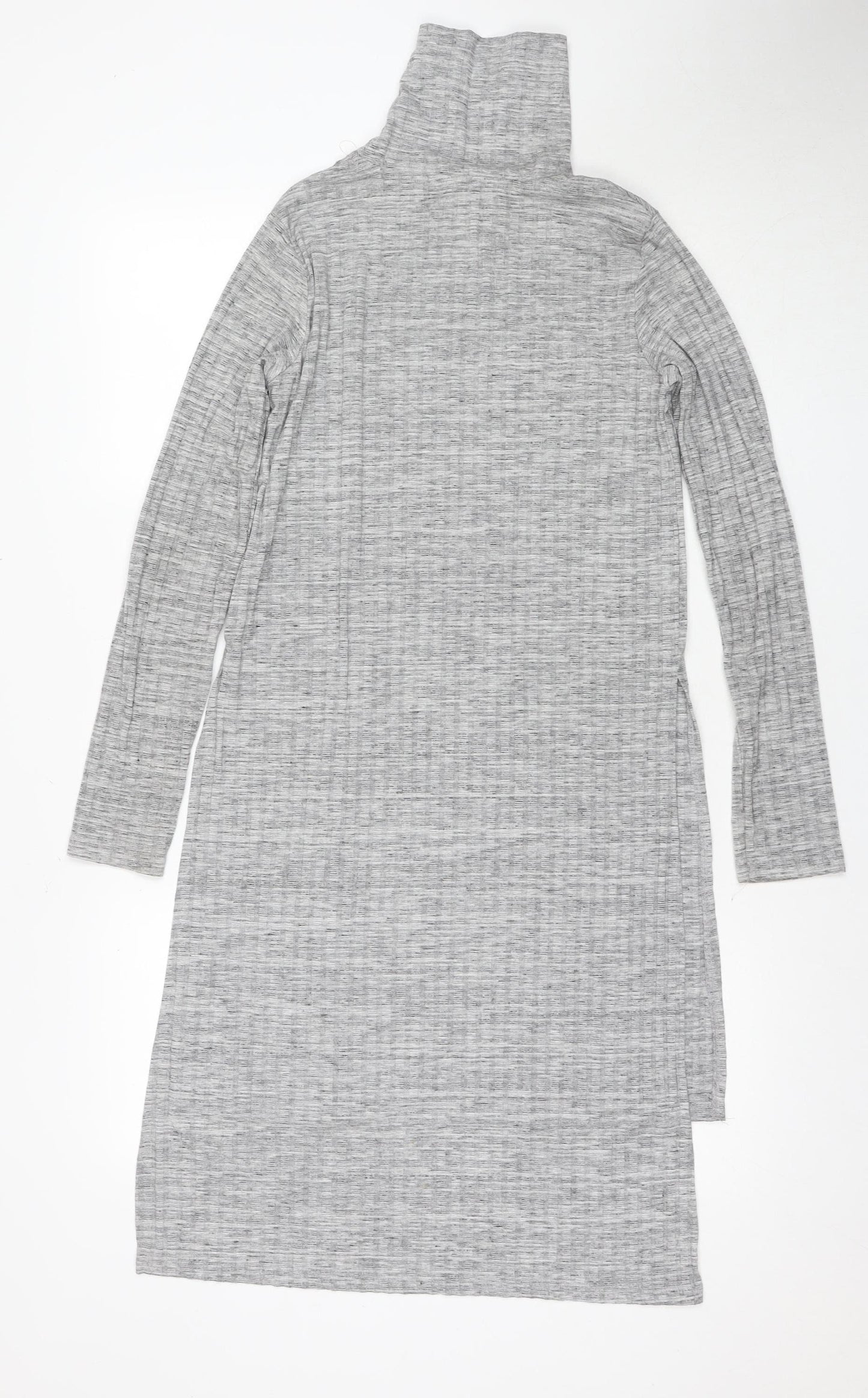 Bershka Women's Grey Sheath Midi Dress Size 12