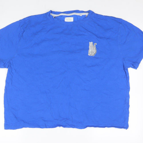 Next Blue Unisex T-Shirt, Size 16, Casual Basic Style