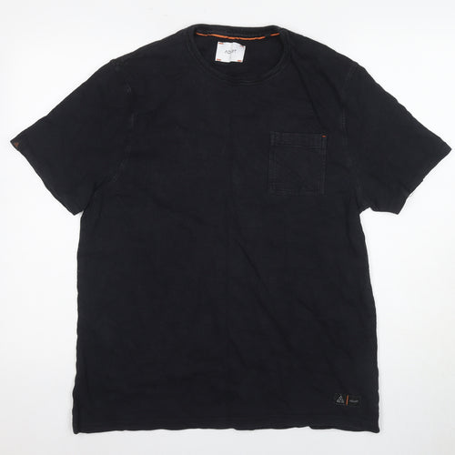 ADPT Men's Black L Crew Neck Short Sleeve T-Shirt