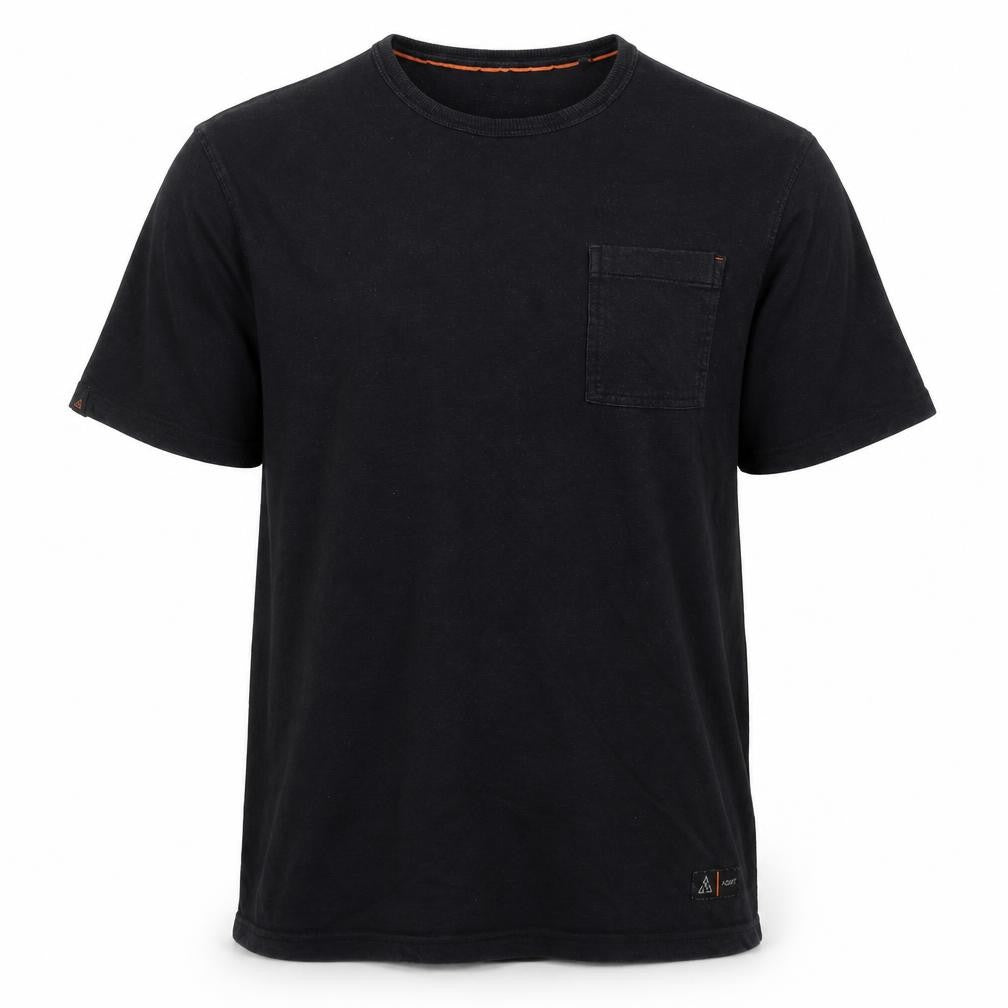 ADPT Men's Black L Crew Neck Short Sleeve T-Shirt