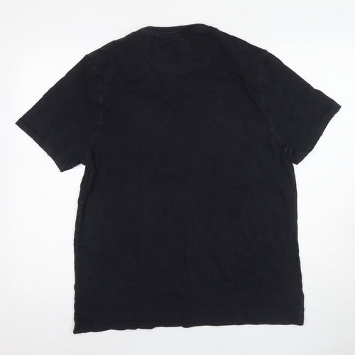 ADPT Men's Black L Crew Neck Short Sleeve T-Shirt