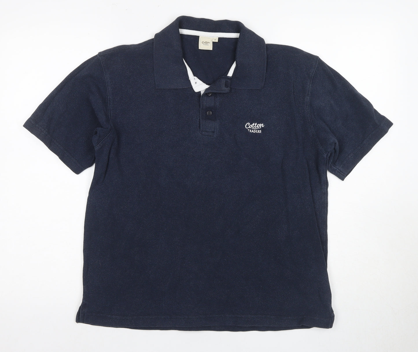 Cotton Traders Men's Blue M Polo Shirt