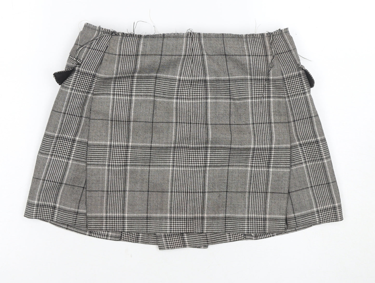 Zara Women's Grey Check Pencil Skirt, Size S