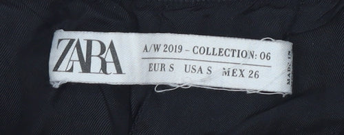 Zara Women's Grey Check Pencil Skirt, Size S