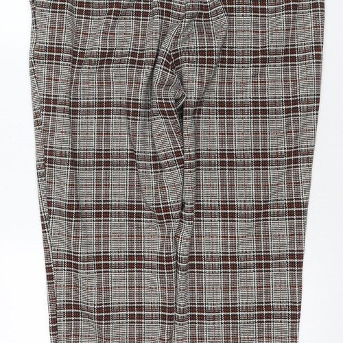 Next Women’s Plaid Chino Trousers, Size 18