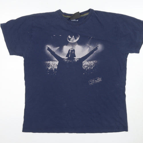 Chunk Men Blue XL Star Wars Darth Vader T-Shirt
