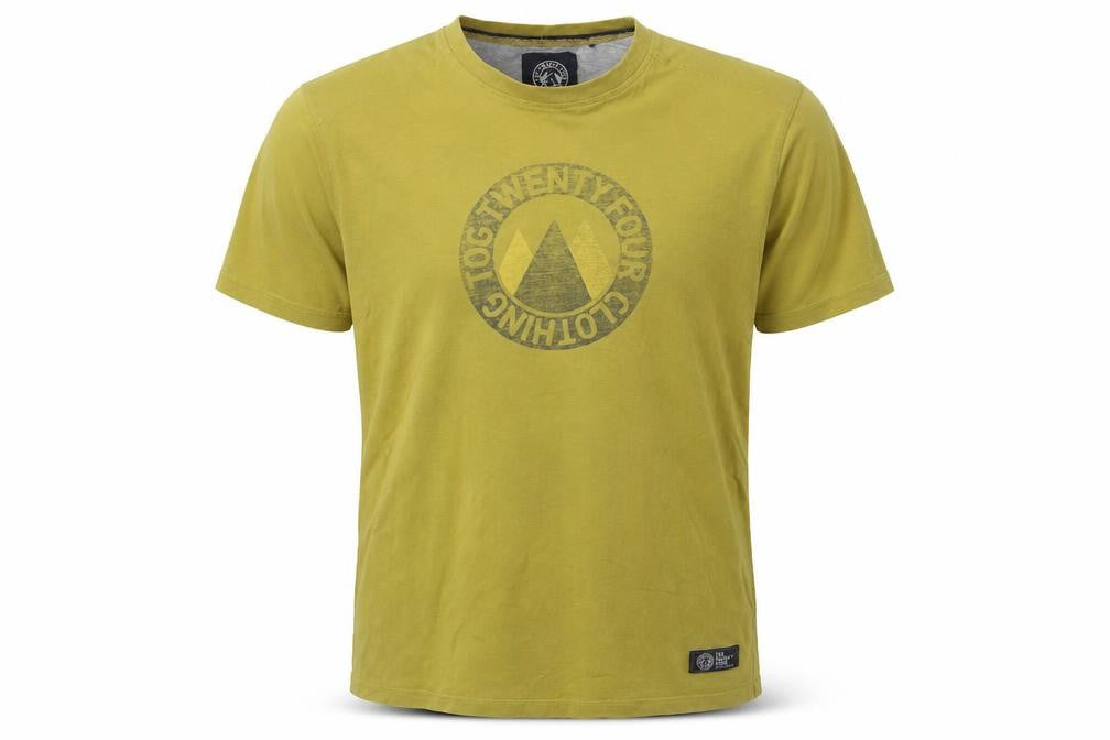 Tog Twenty Four Men's Green XL Logo T-Shirt, Regular Fit