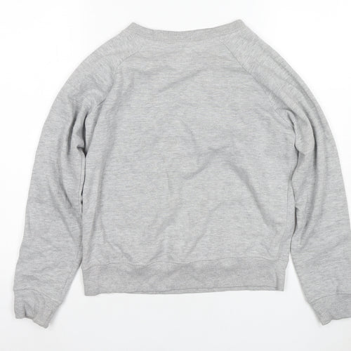 Bershka Women's Grey XS Pullover Sweatshirt