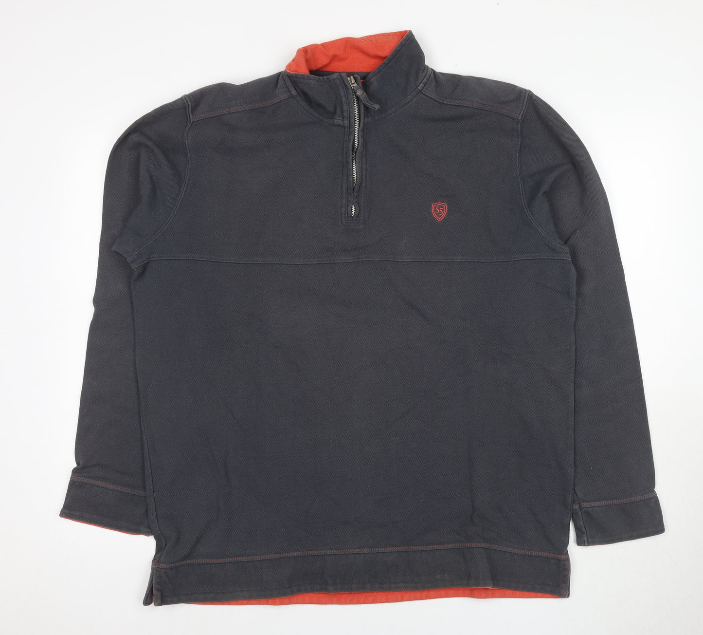 Wolsey Men's Black 1/4 Zip Sweatshirt L