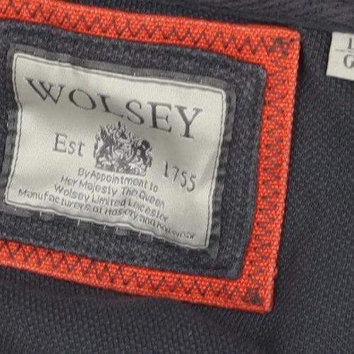 Wolsey Men's Black 1/4 Zip Sweatshirt L