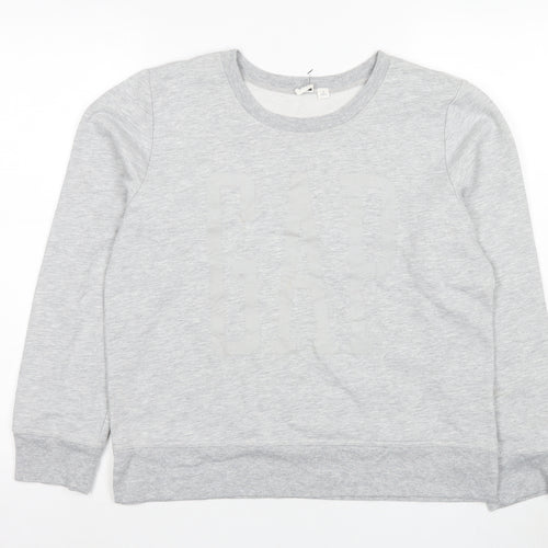 GAP Women's Grey Pullover Sweatshirt M