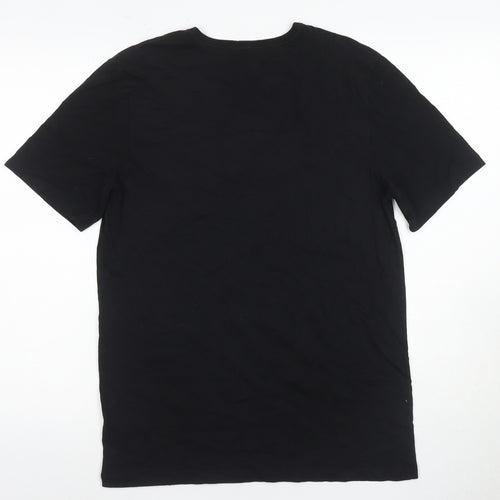 Boss Men's Black Crew Neck T-Shirt Size L