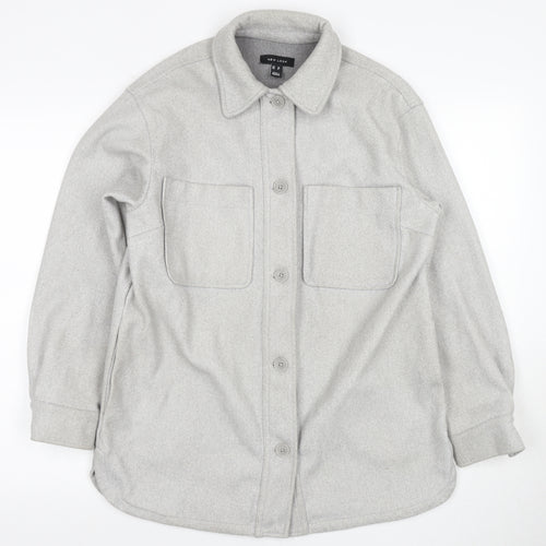 New Look Women's Grey Jacket Size 10
