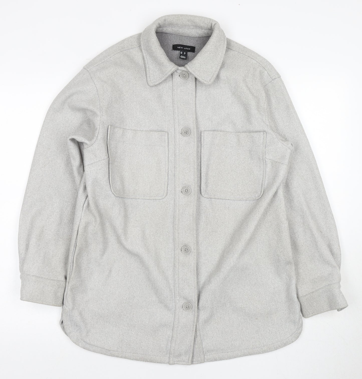 New Look Women's Grey Jacket Size 10