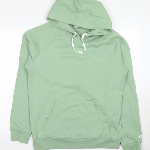 CMT Men's Green Medium Pullover Hoodie with Pockets