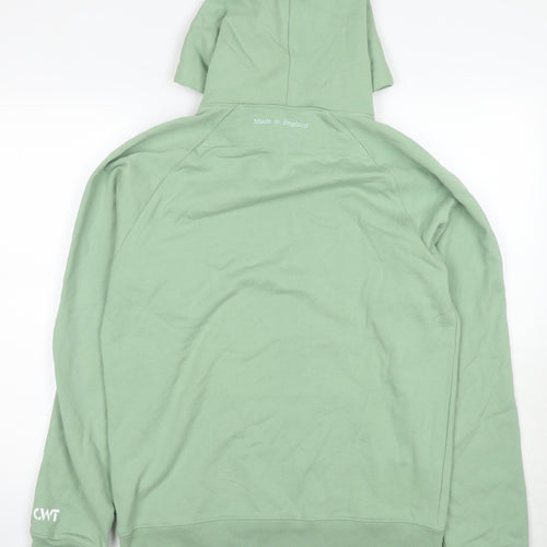 CMT Men's Green Medium Pullover Hoodie with Pockets