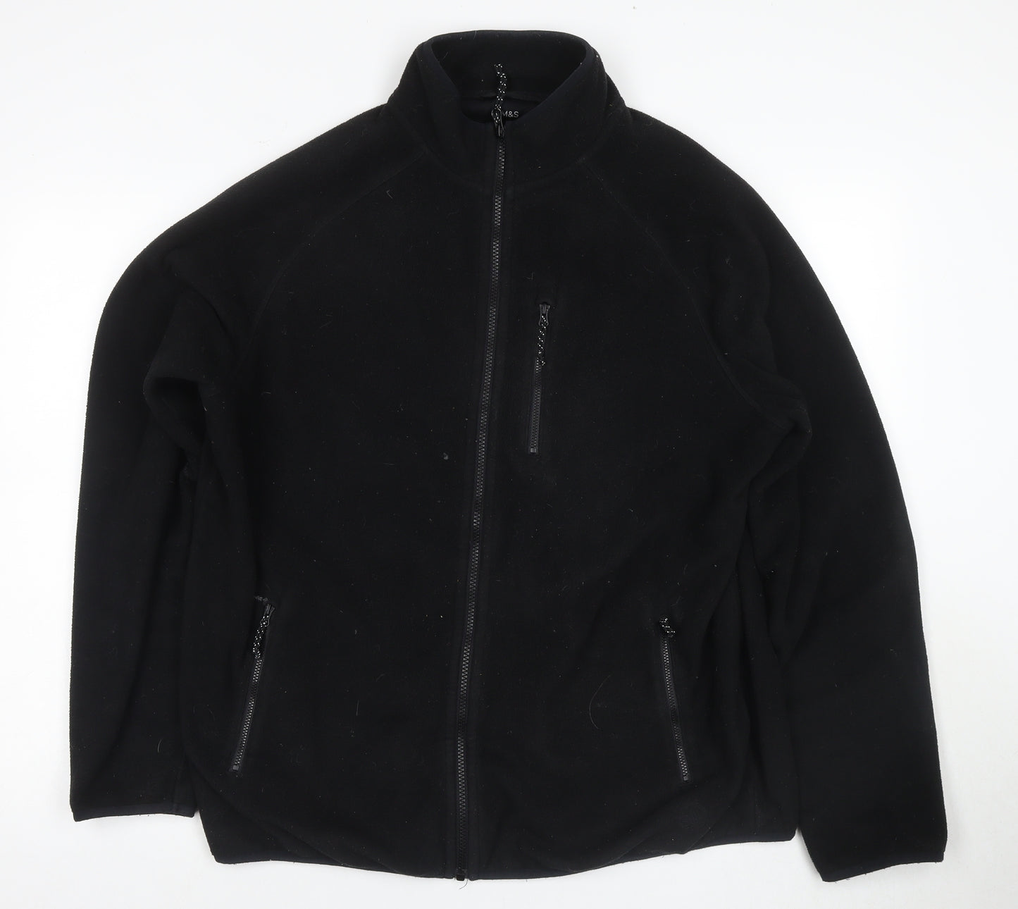 Marks and Spencer Men's Black Fleece Jacket XL