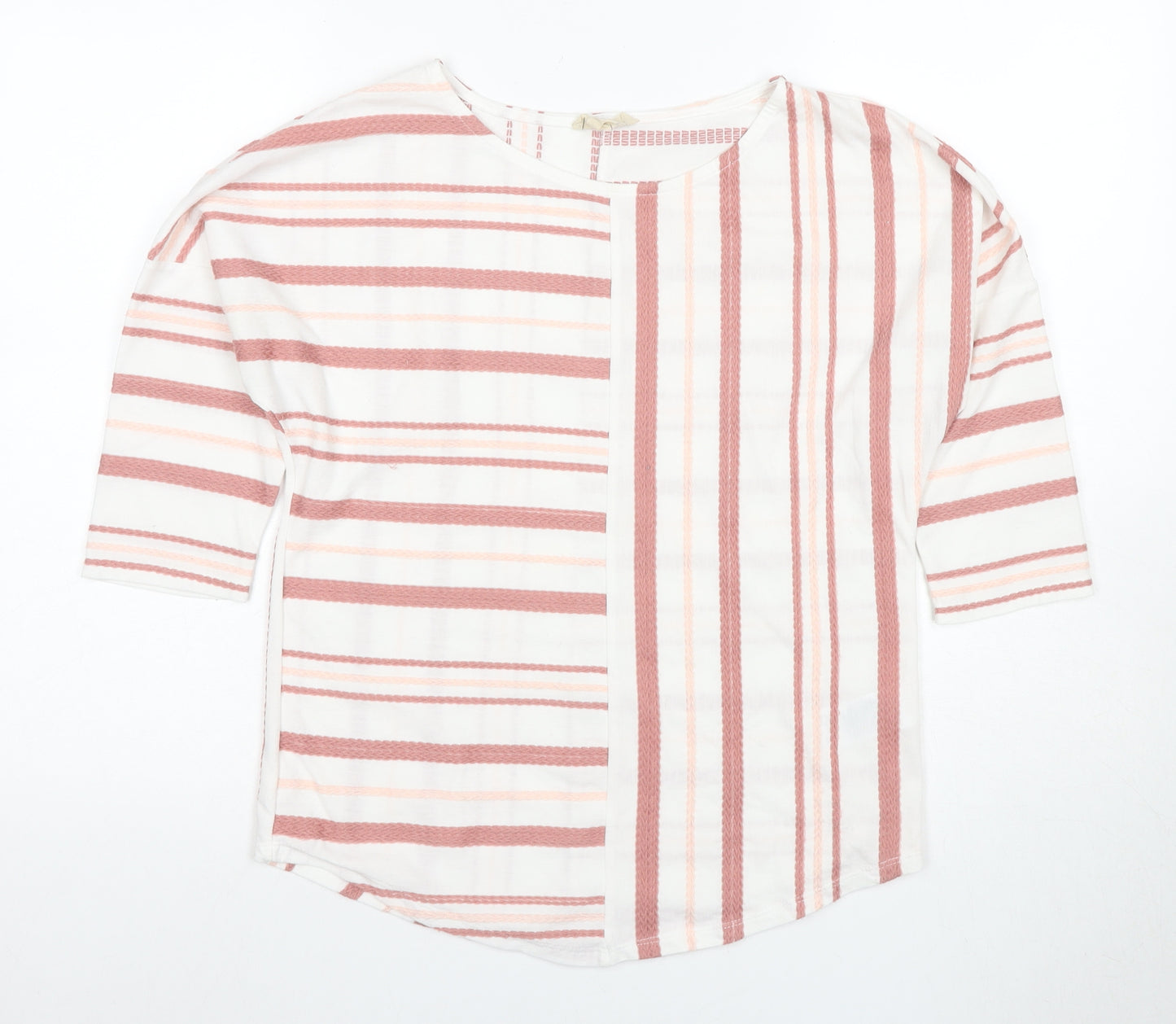 Maeve Women's Pink Striped Blouse Size 10