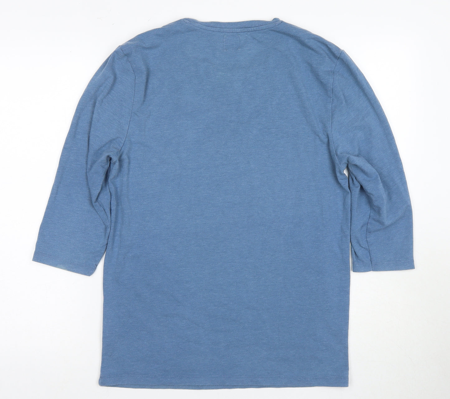 ASOS Men's Blue Medium 3/4 Sleeve Jersey T-Shirt